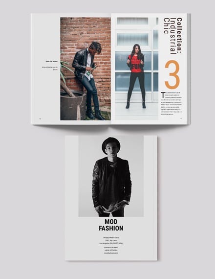 Free Modern Lookbook Template - InDesign, Word, Apple Pages, Publisher ...