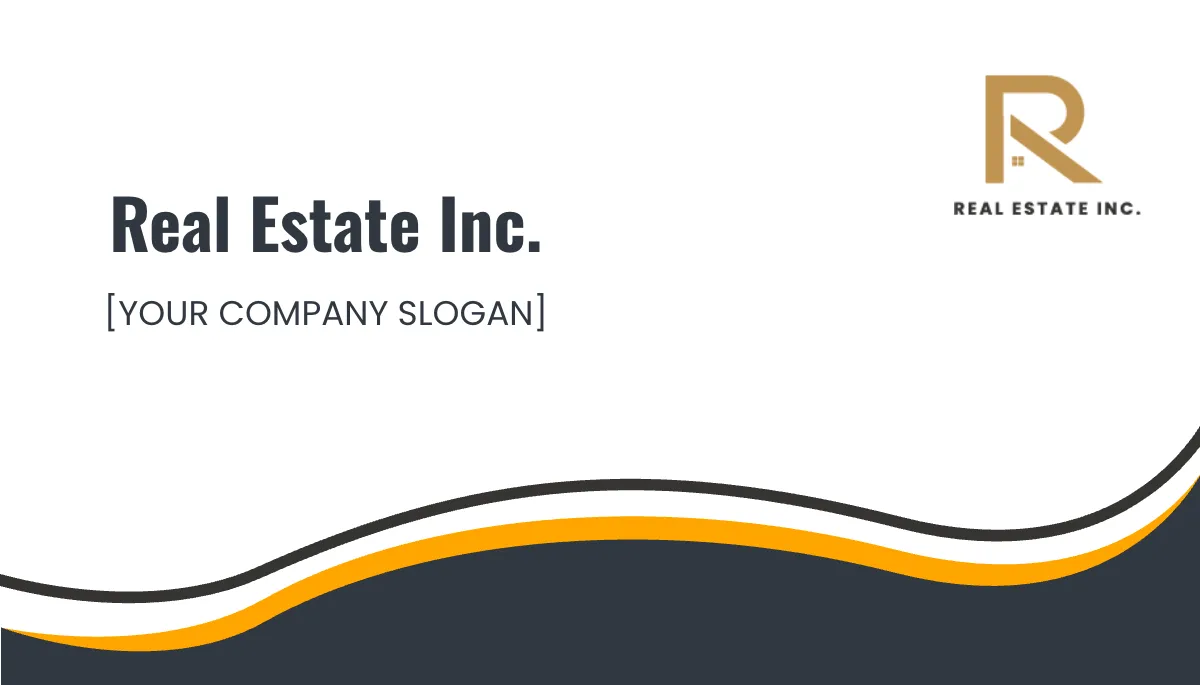 Free Luxury Property Specialist Business Card Template to Edit Online