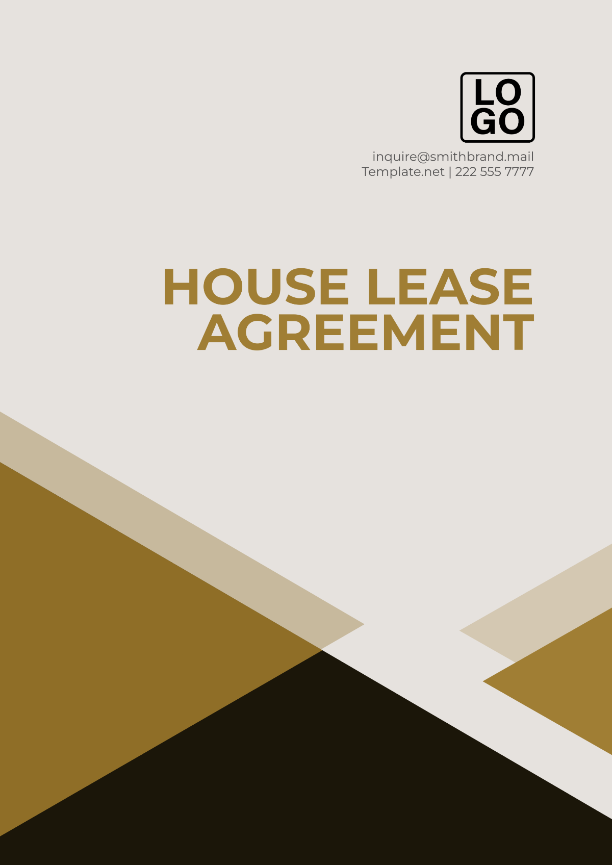 Free House Lease Agreement Template