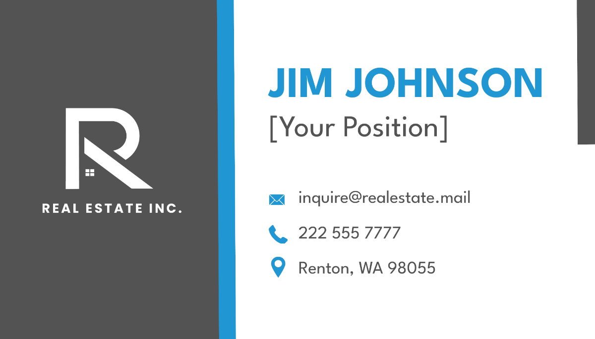 Home Stager Business Card