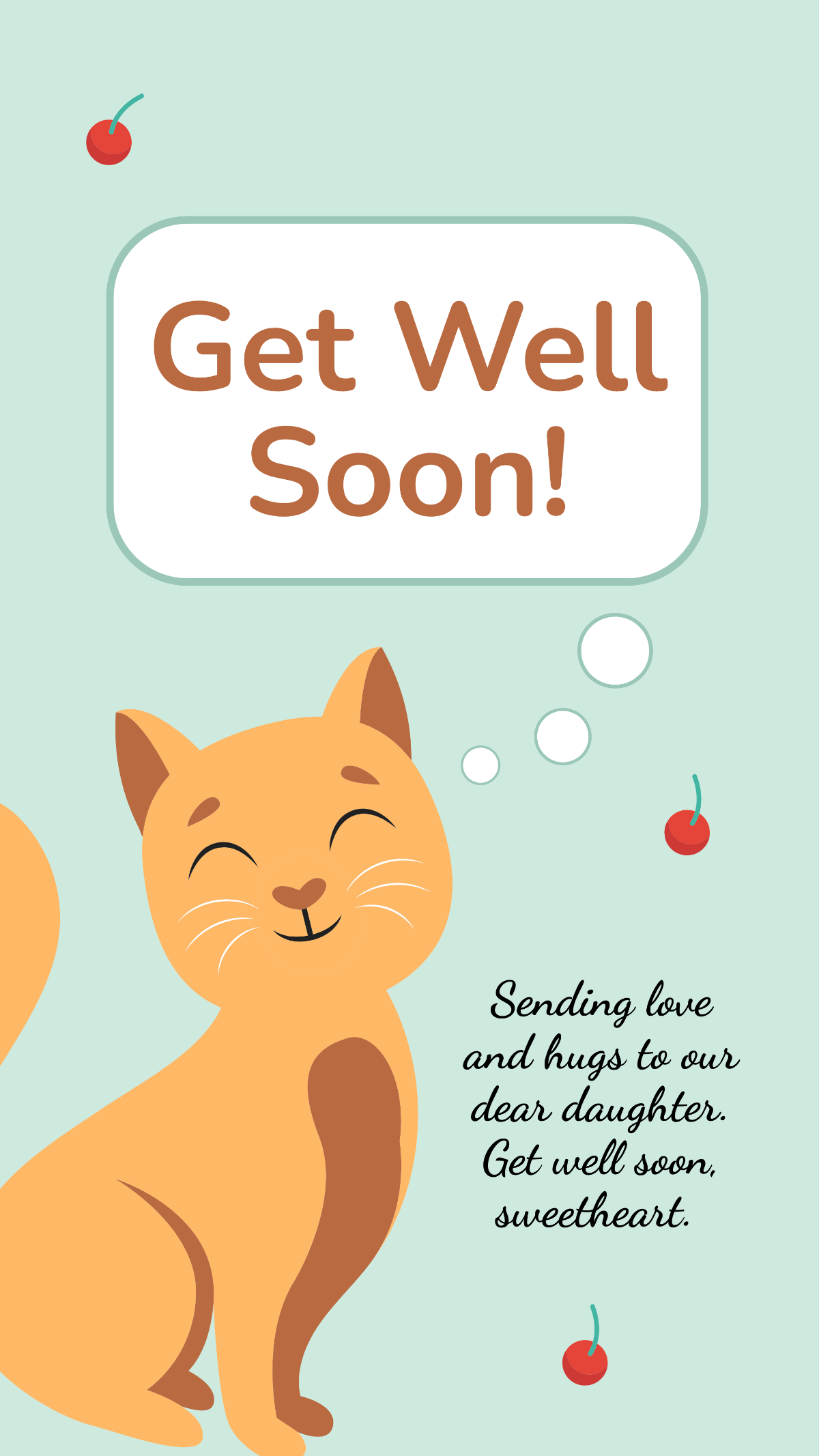 Free Get Well Soon Daughter Quote