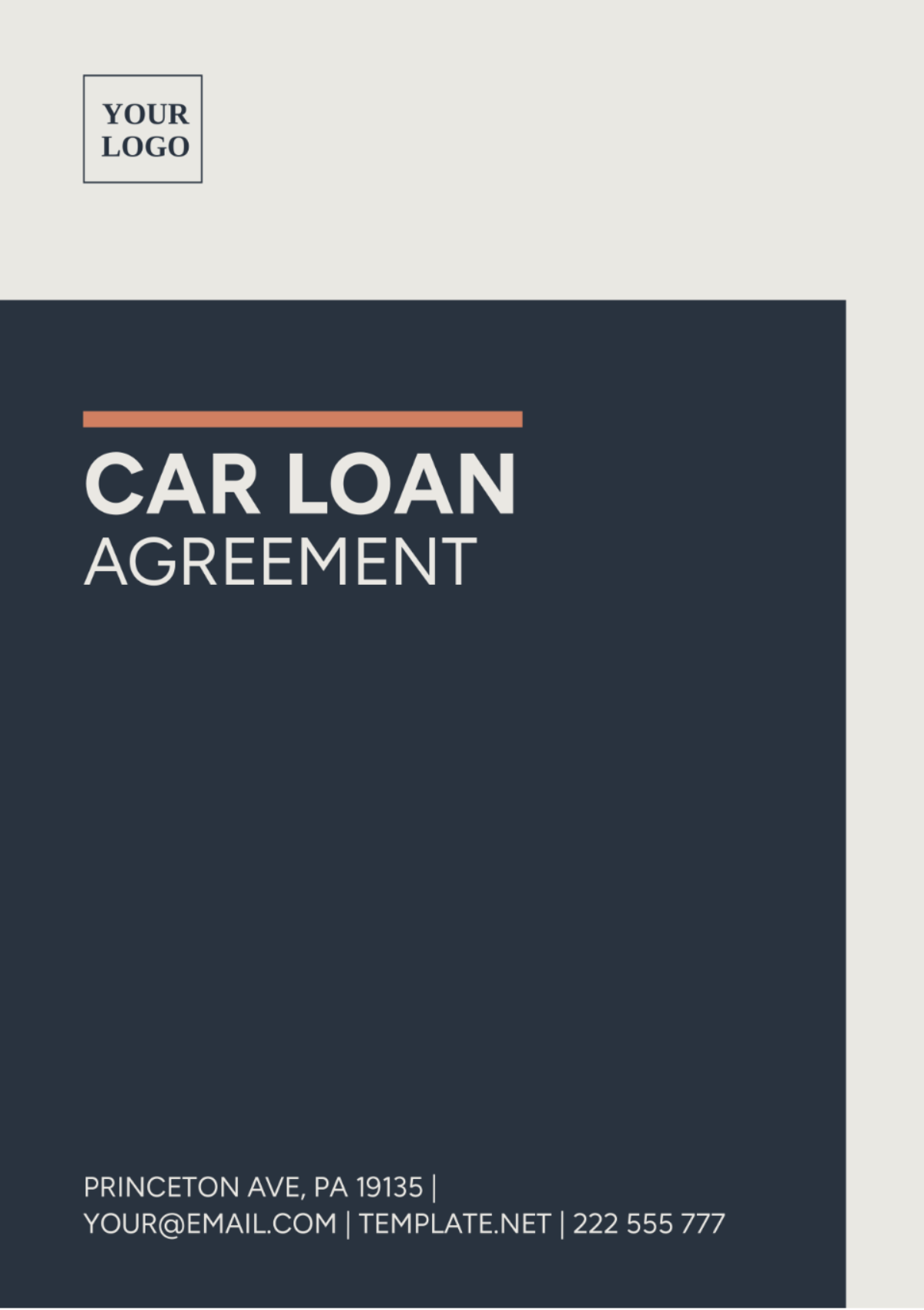 Free Car Loan Agreement Template - Edit Online & Download | Template.net