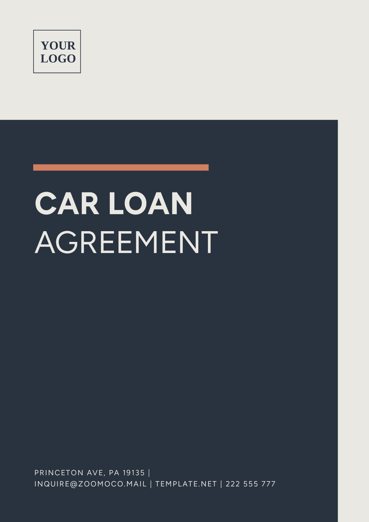 Car Loan Agreement Template - Edit Online & Download