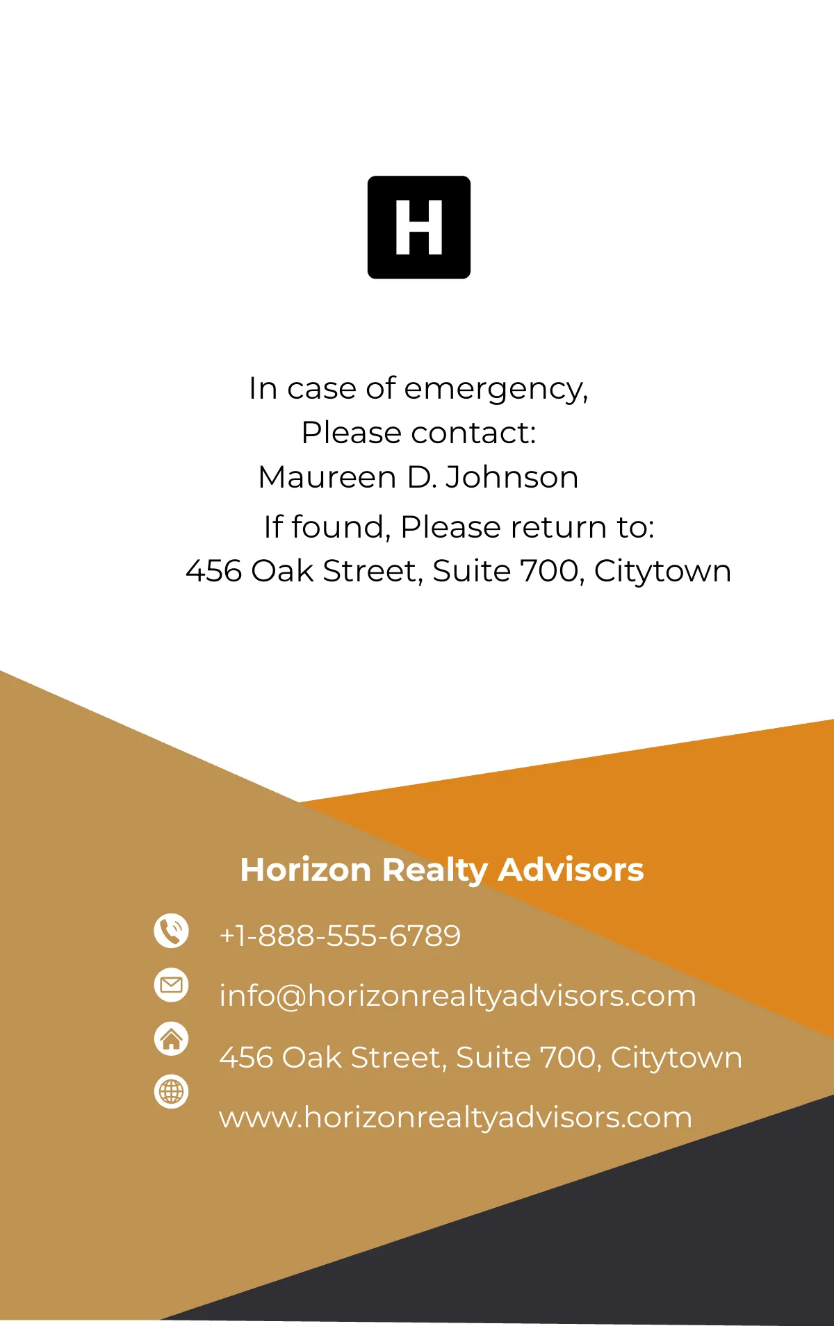 Free Commercial Real Estate Consultant ID Card Template to Edit Online