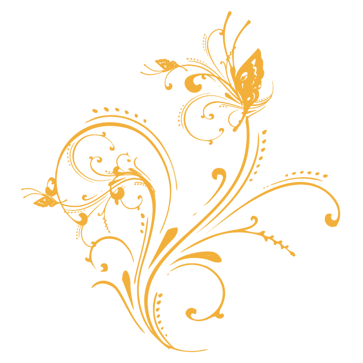 Gold Floral Design