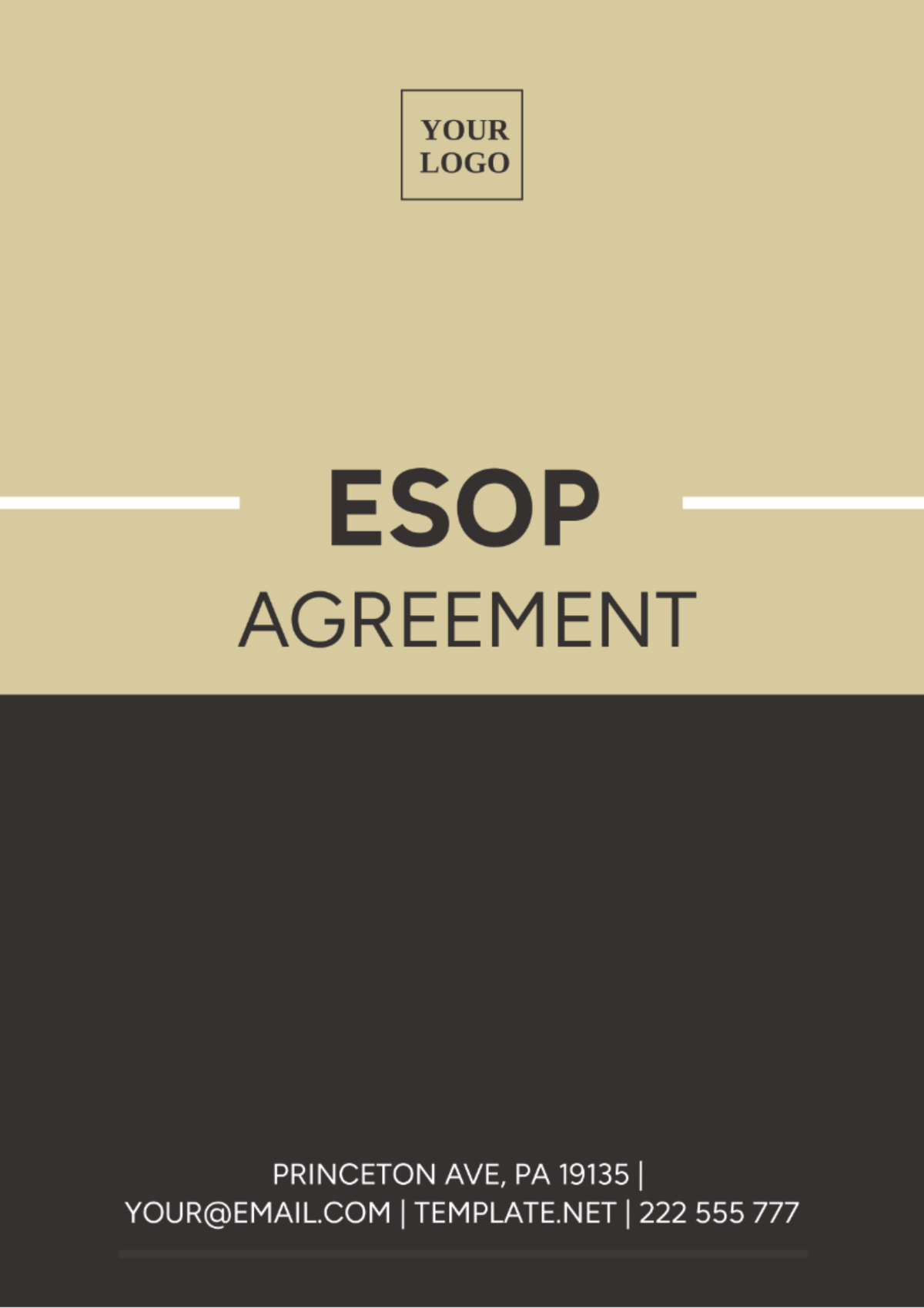 Esop Agreement Template