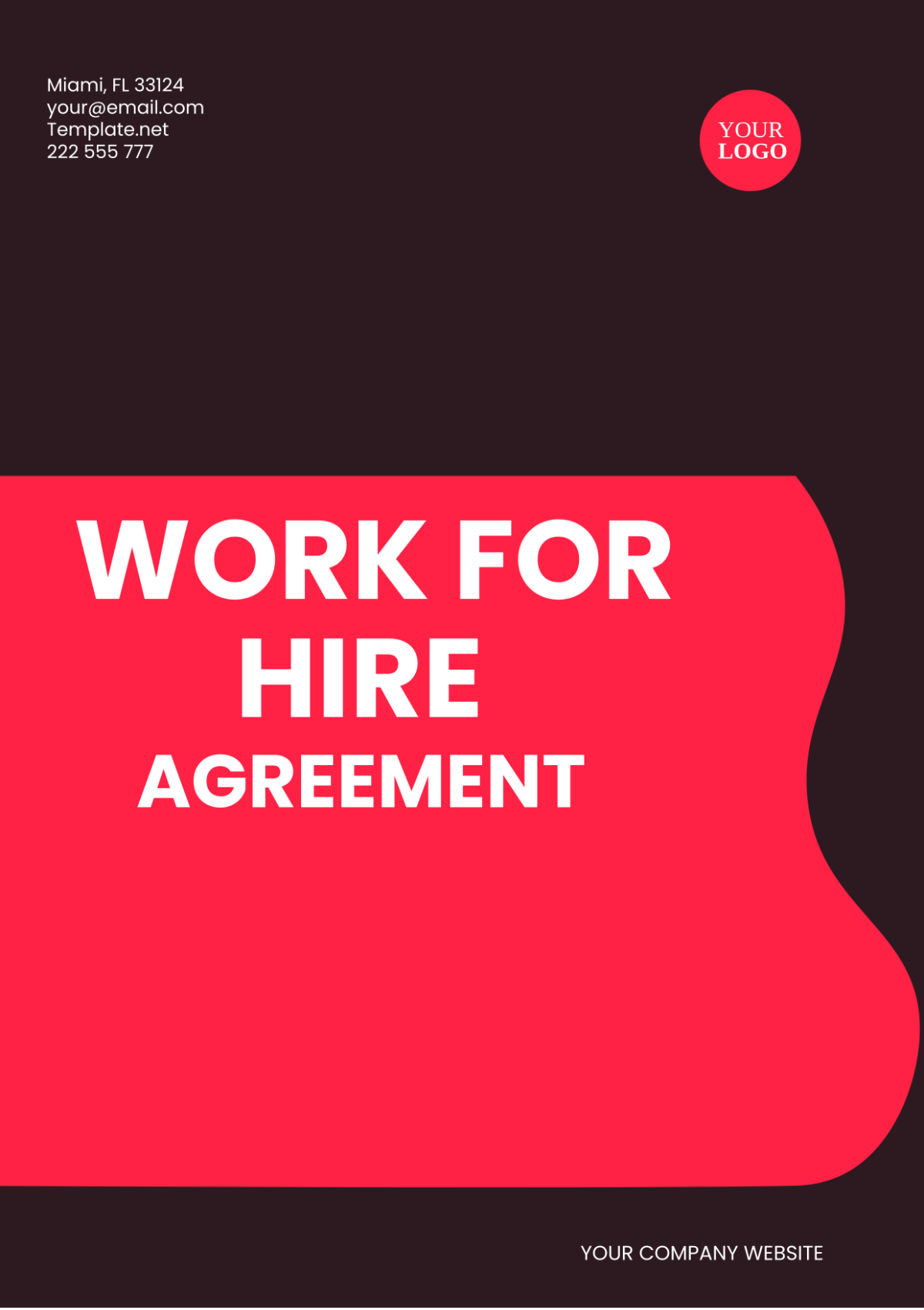 Work for Hire Agreement Template | Template.net