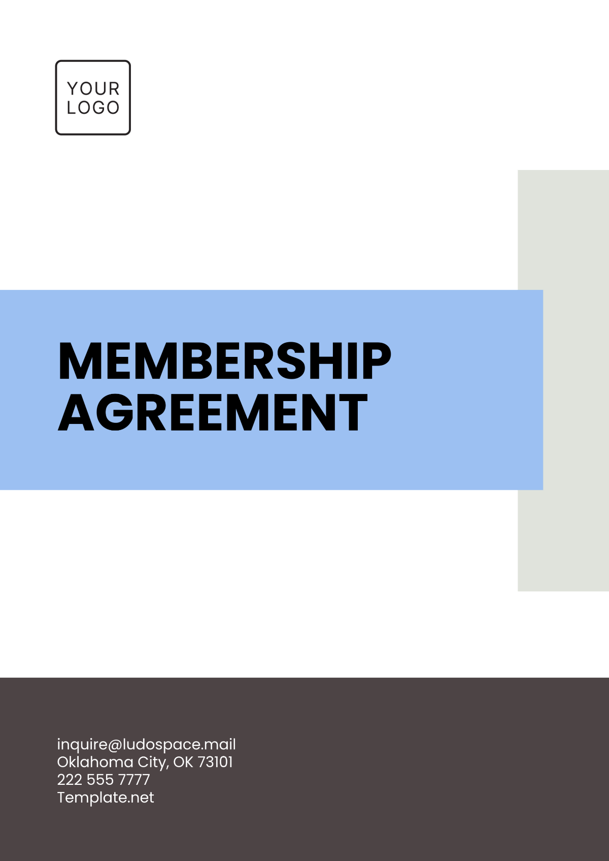 Membership Agreement Template - Edit Online & Download