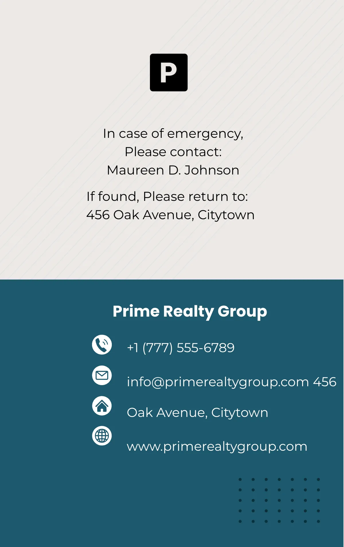 Free Real Estate Office Staff ID Card Template to Edit Online