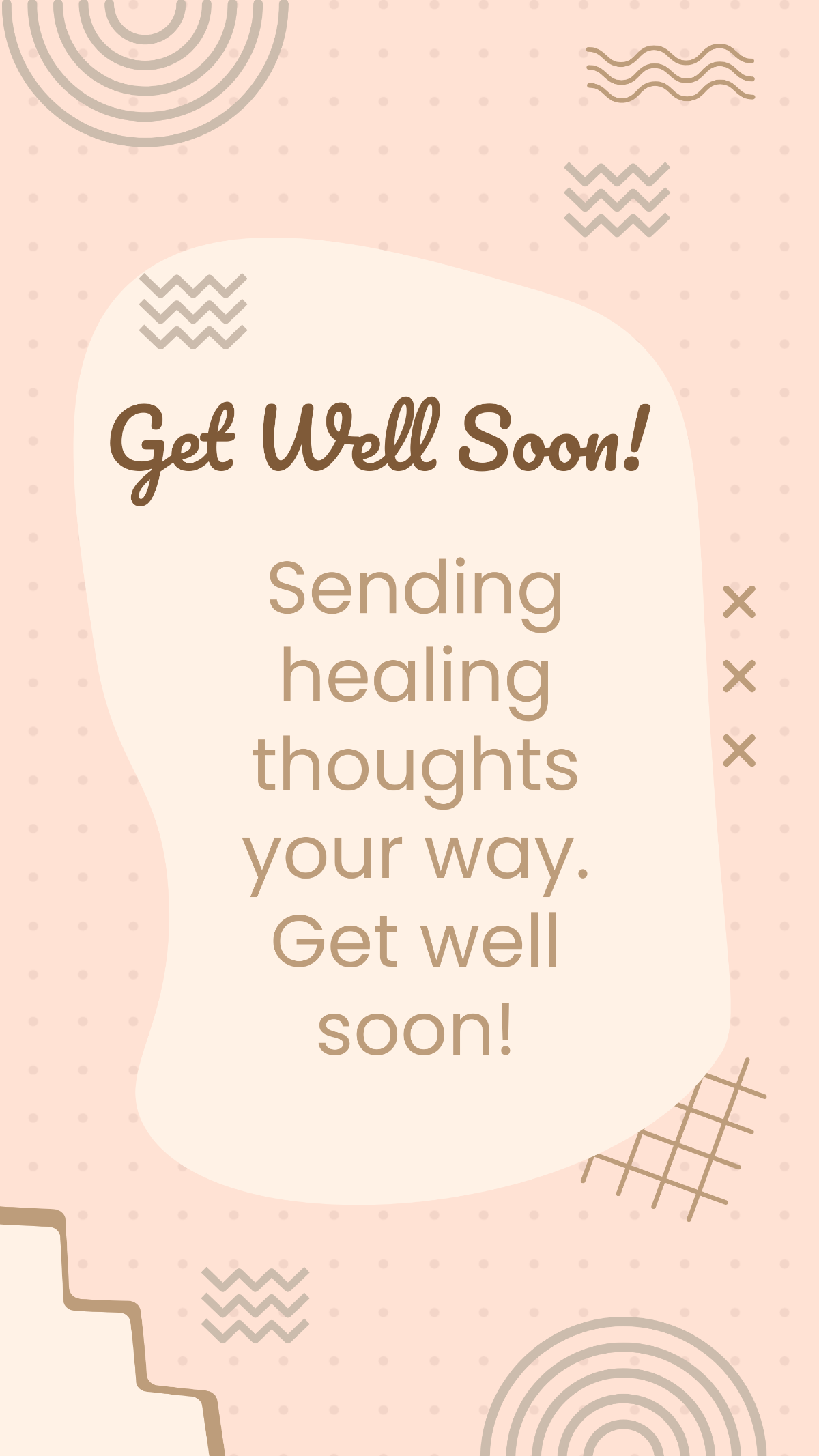 Greeting Card Message For Get Well Soon Template