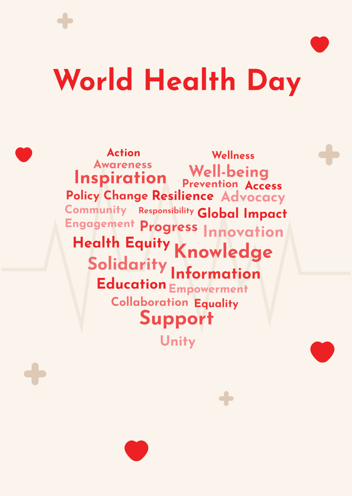 Free World Health Day Benefits Template
