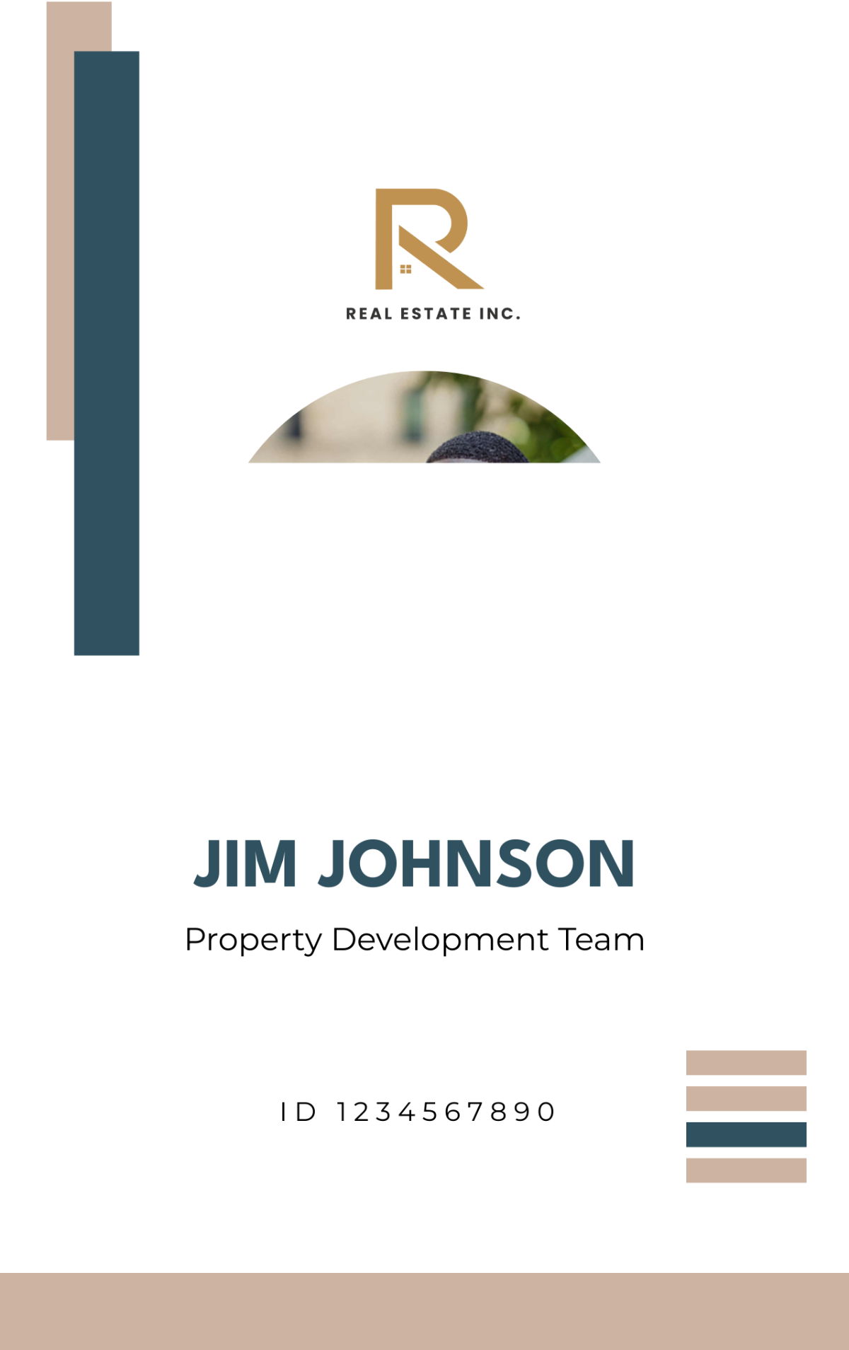 Property Development Team ID Card Template - Edit Online & Download ...