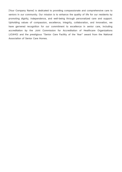 Free Nursing Home Medical Practice Press Release Template to Edit Online