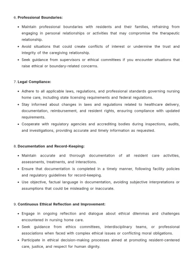Free Nursing Home Job Procedure Template to Edit Online