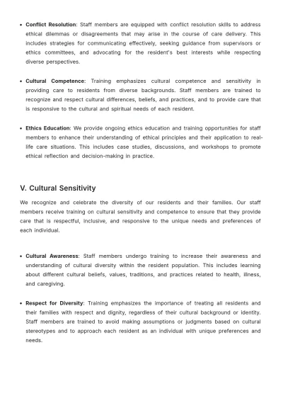 Free Nursing Home Training Procedure Template to Edit Online