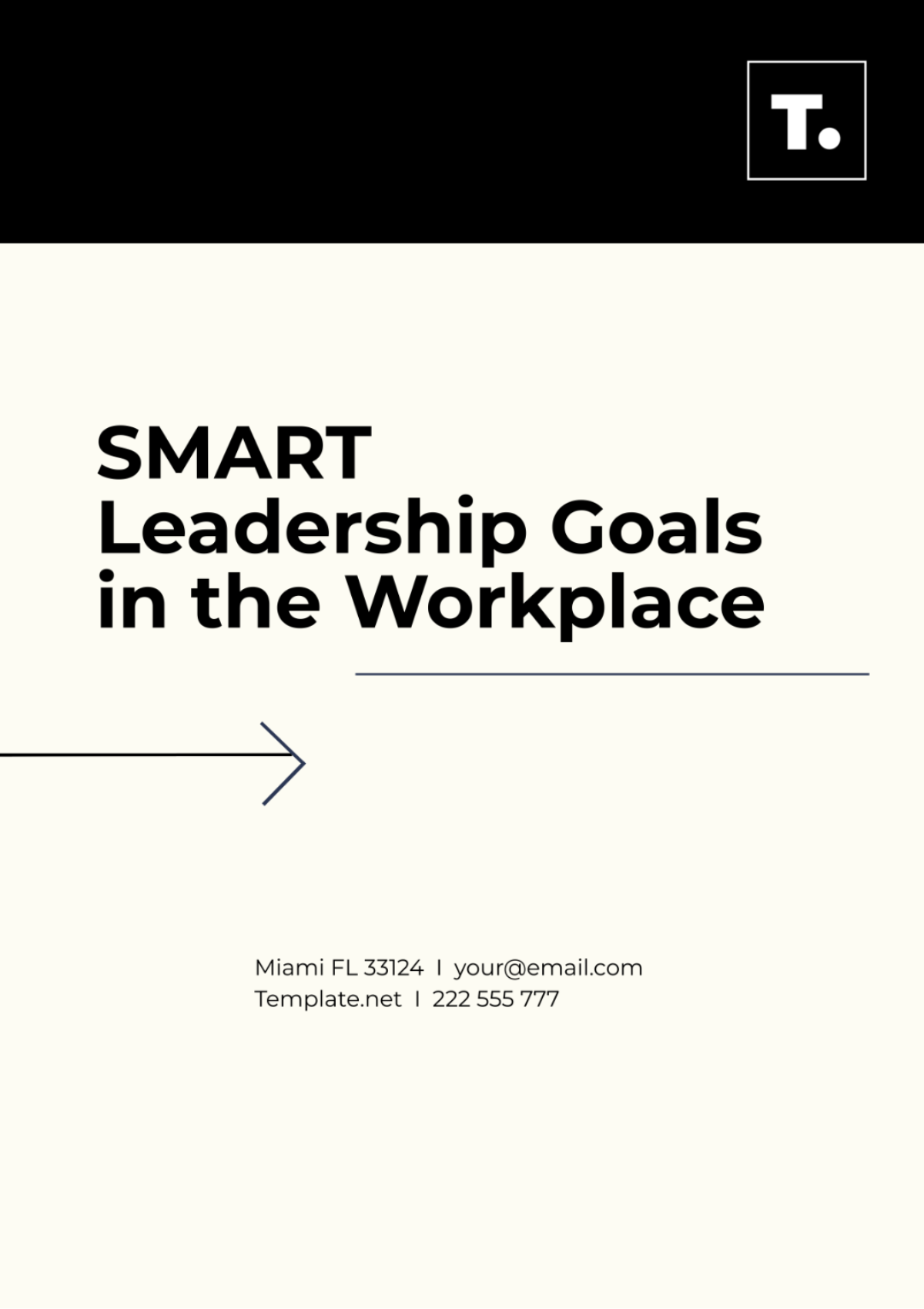 SMART Leadership Goals in the Workplace Template
