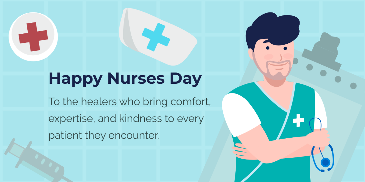 Free  International Nurses Day Blog Banner Template