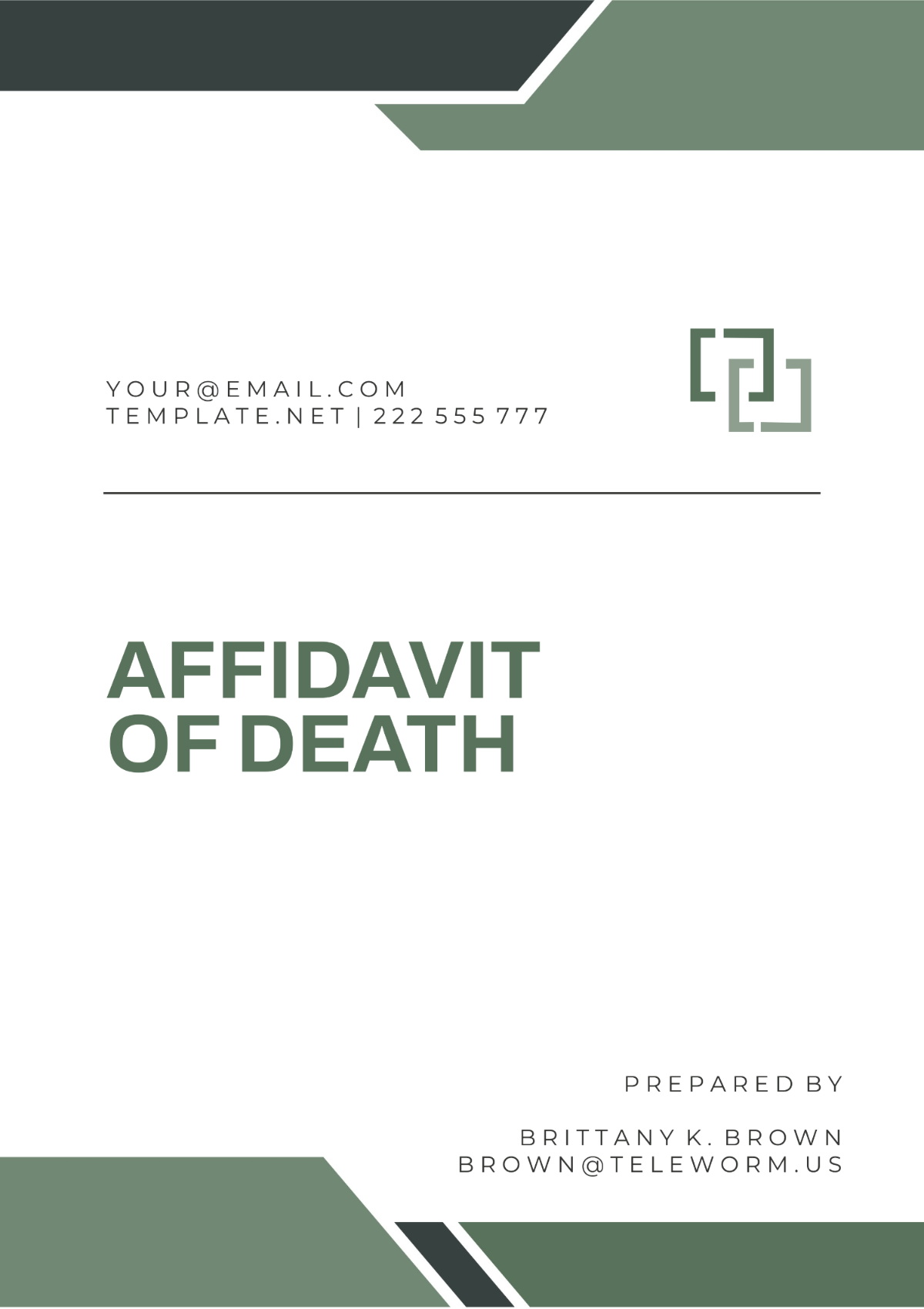 New Jersey Affidavit of Death Template - Edit Online & Download