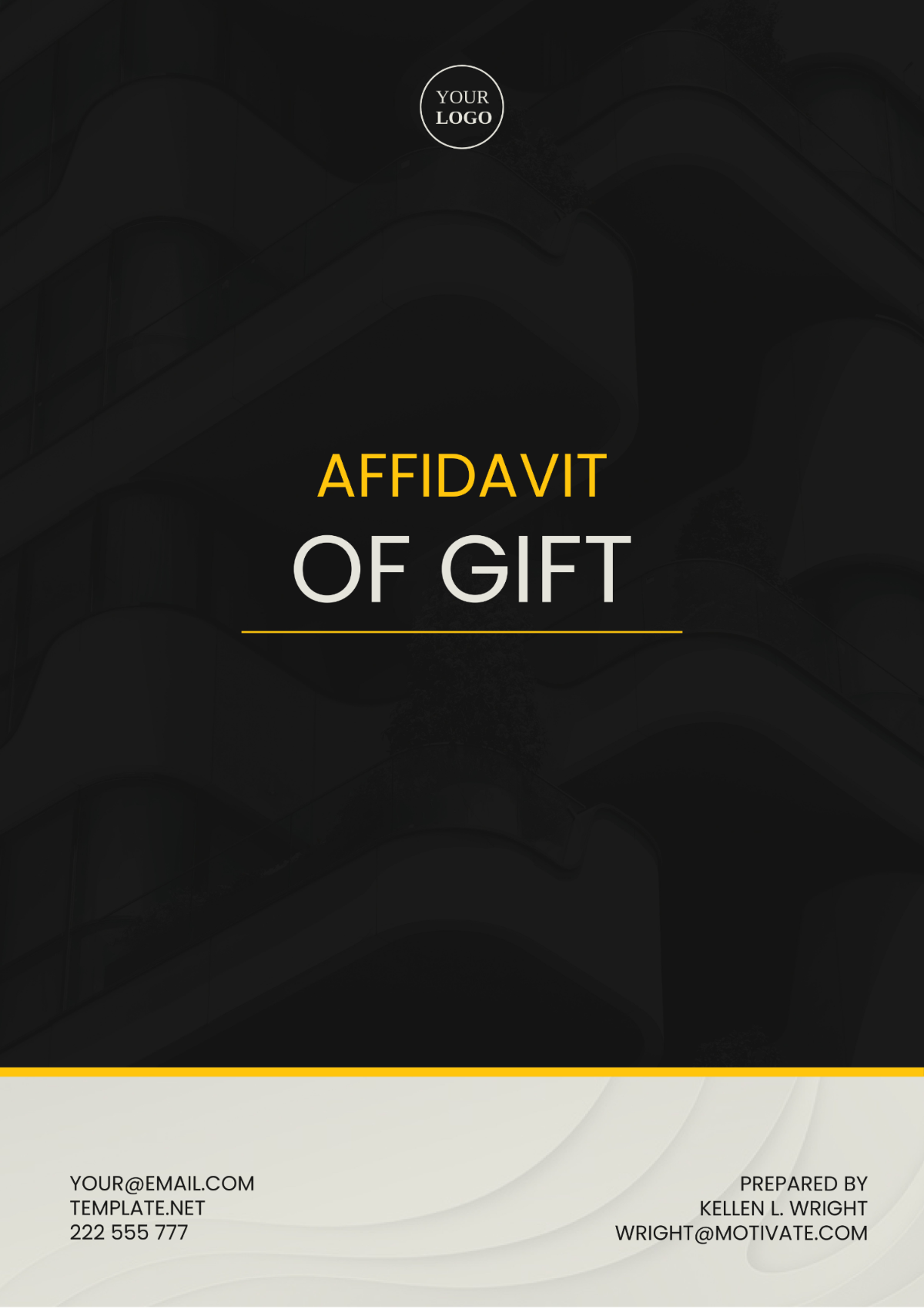 Idaho Affidavit of Gift Template - Edit Online & Download