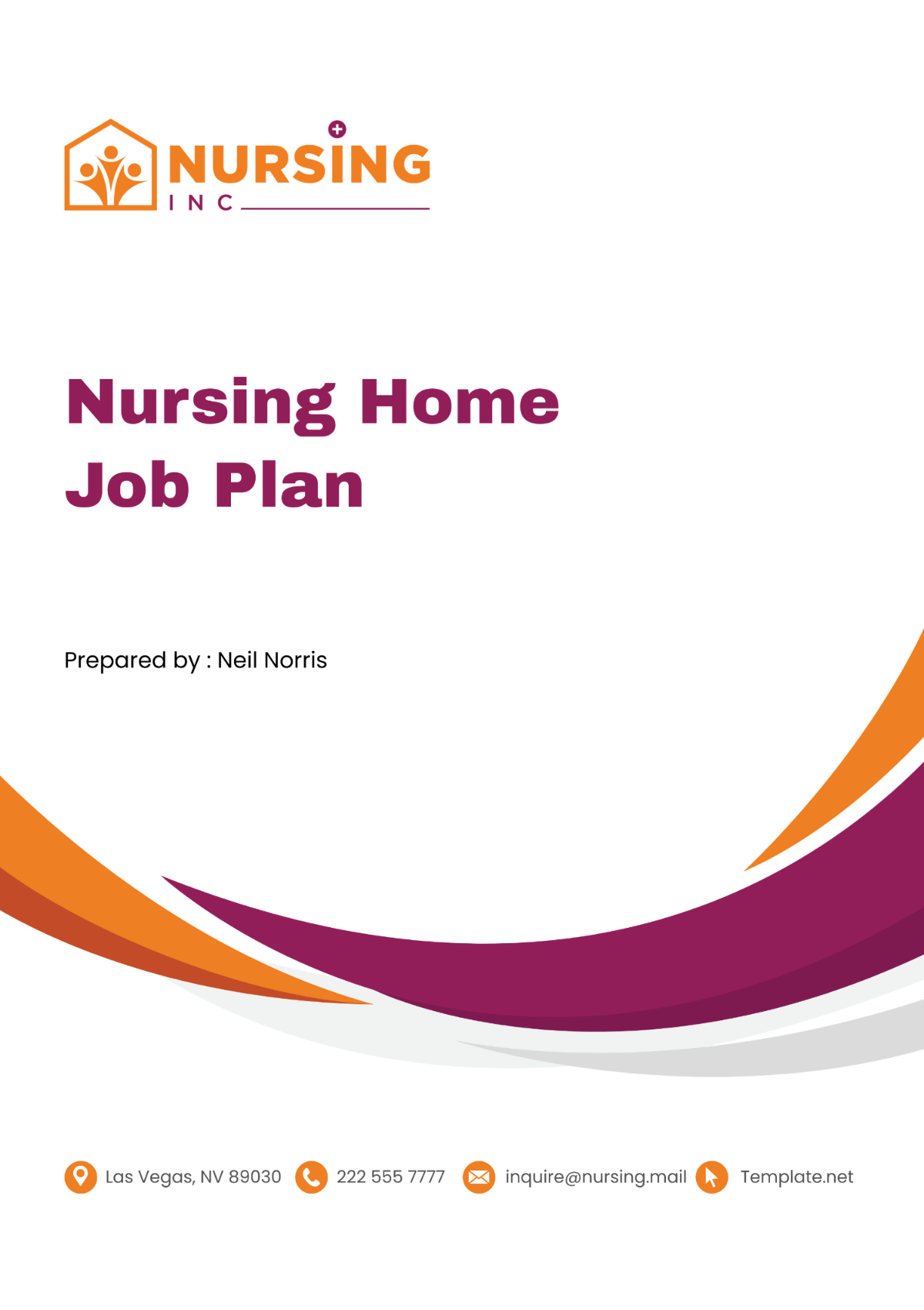 Nursing Home Job Plan Template - Edit Online & Download