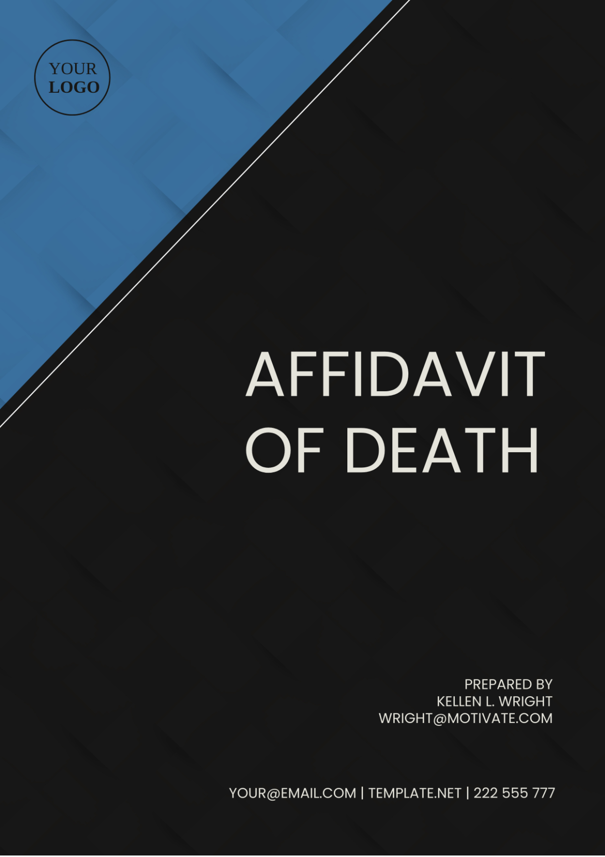 Missouri Affidavit of Death Template - Edit Online & Download