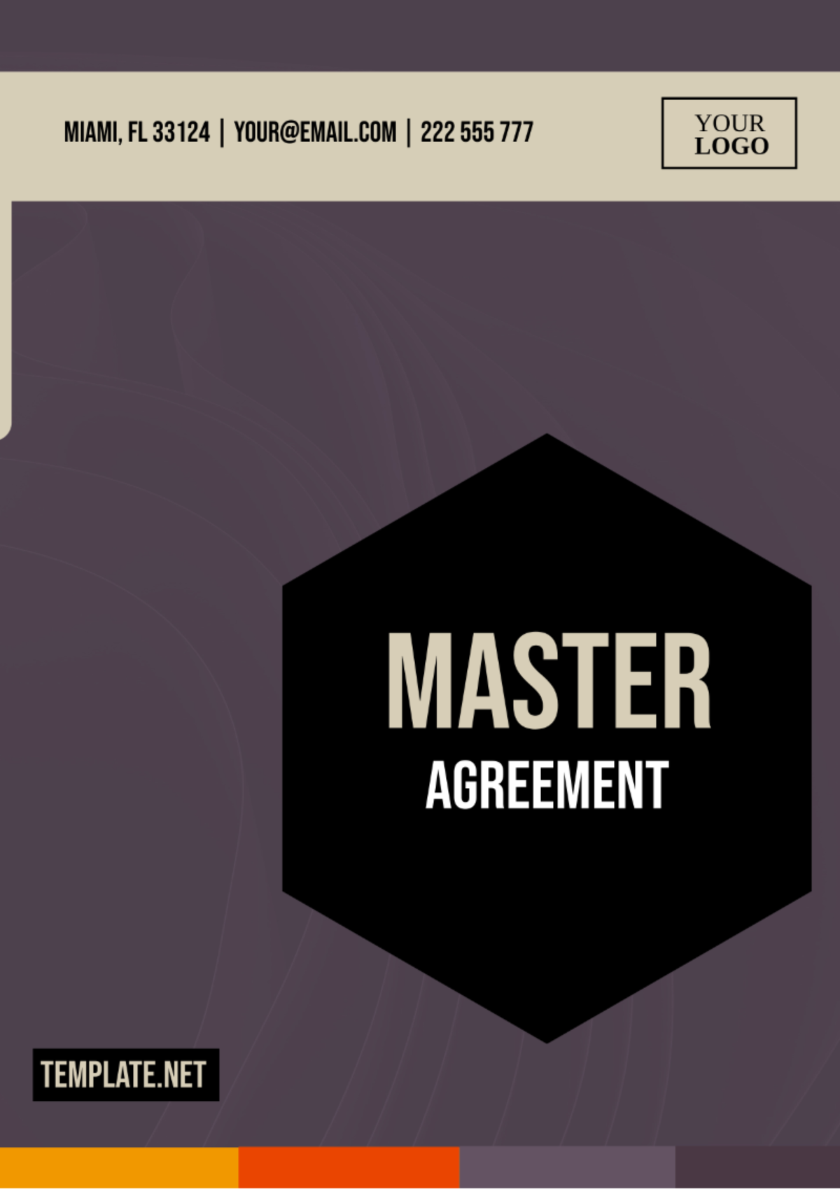 Master Agreement Template