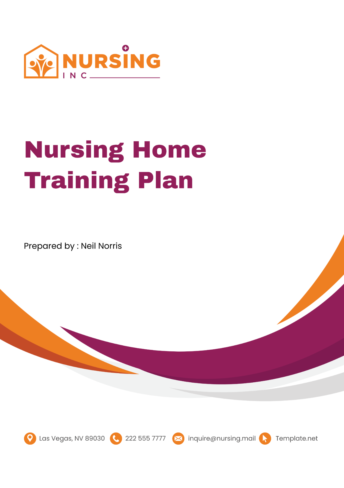 Nursing Home Training Plan Template - Edit Online & Download