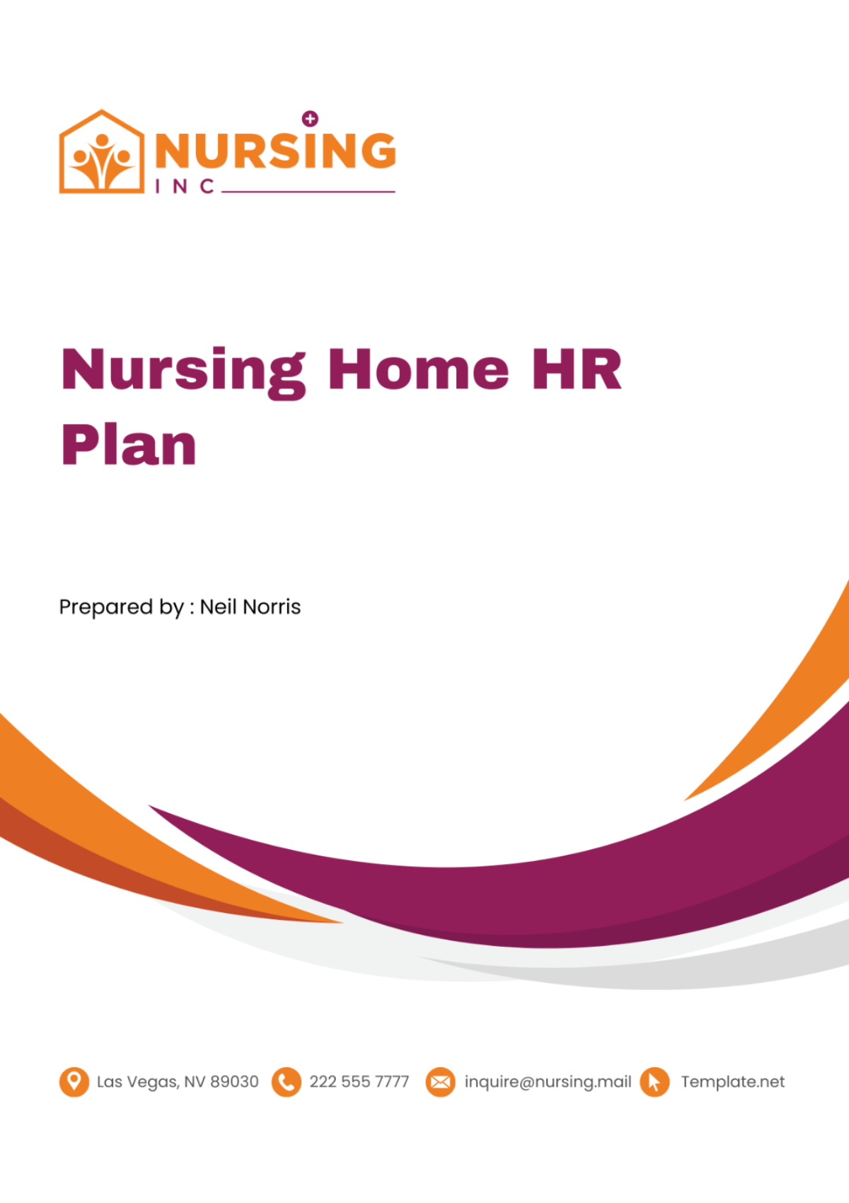 Nursing Home HR Plan Template - Edit Online & Download