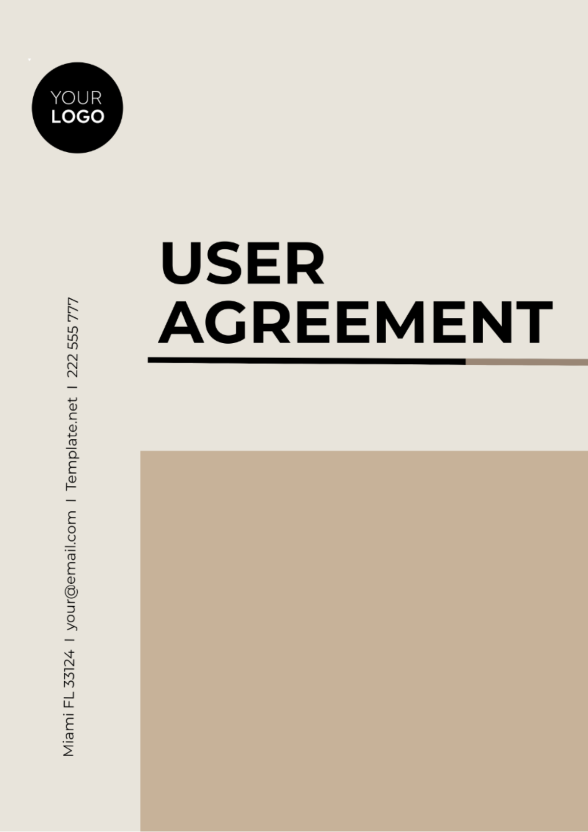 User Agreement Template - Edit Online & Download Example | Template.net