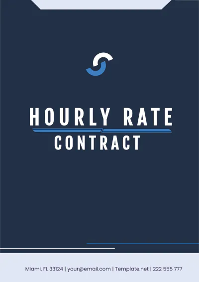 Free Hourly Rate Contract Template to Edit Online
