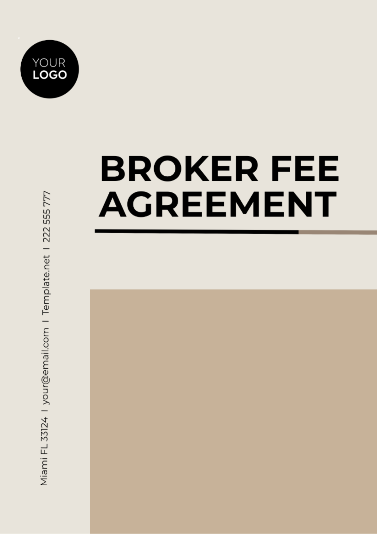 Free Broker Fee Agreement Template - Edit Online & Download | Template.net