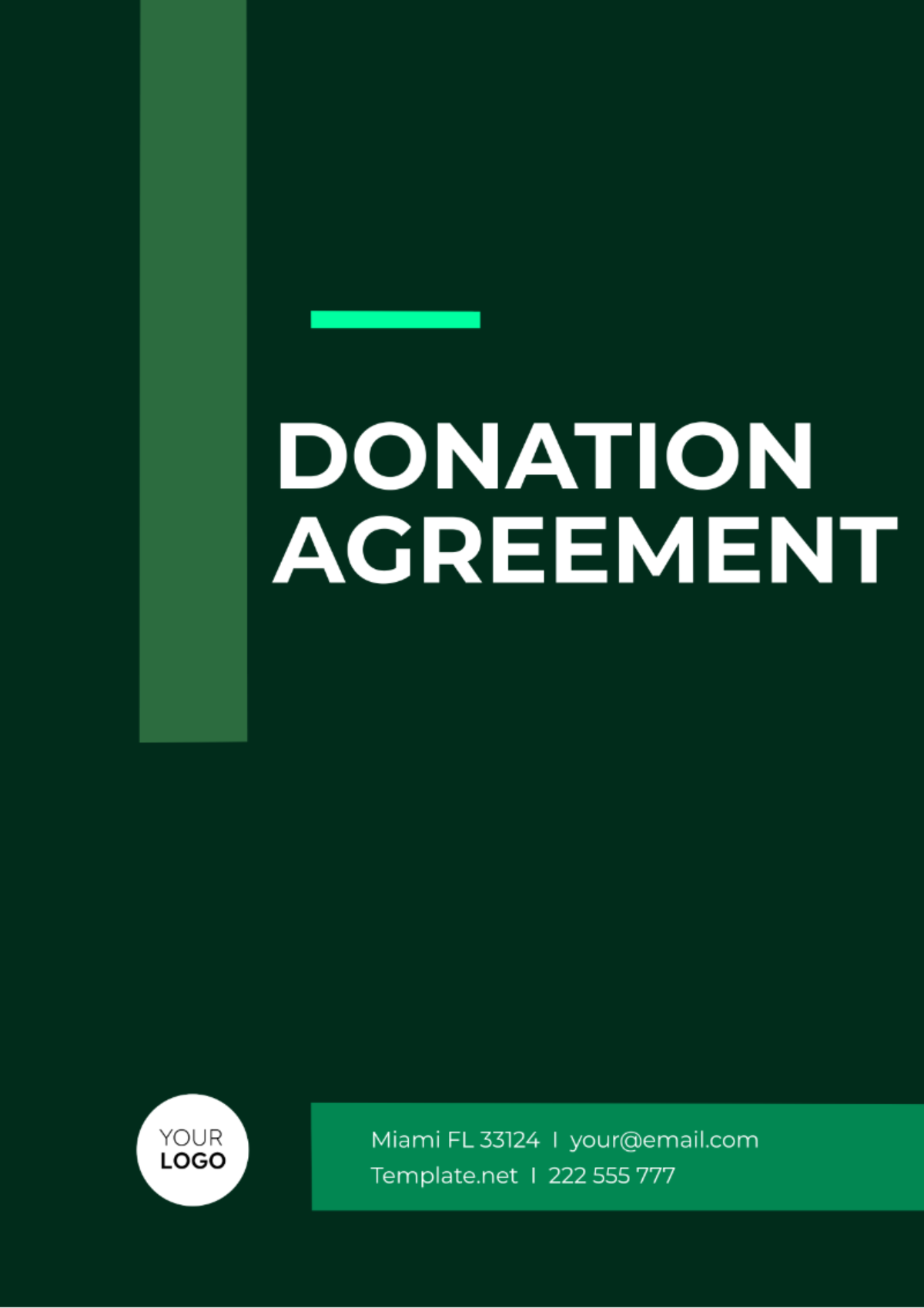 Donation Agreement Template