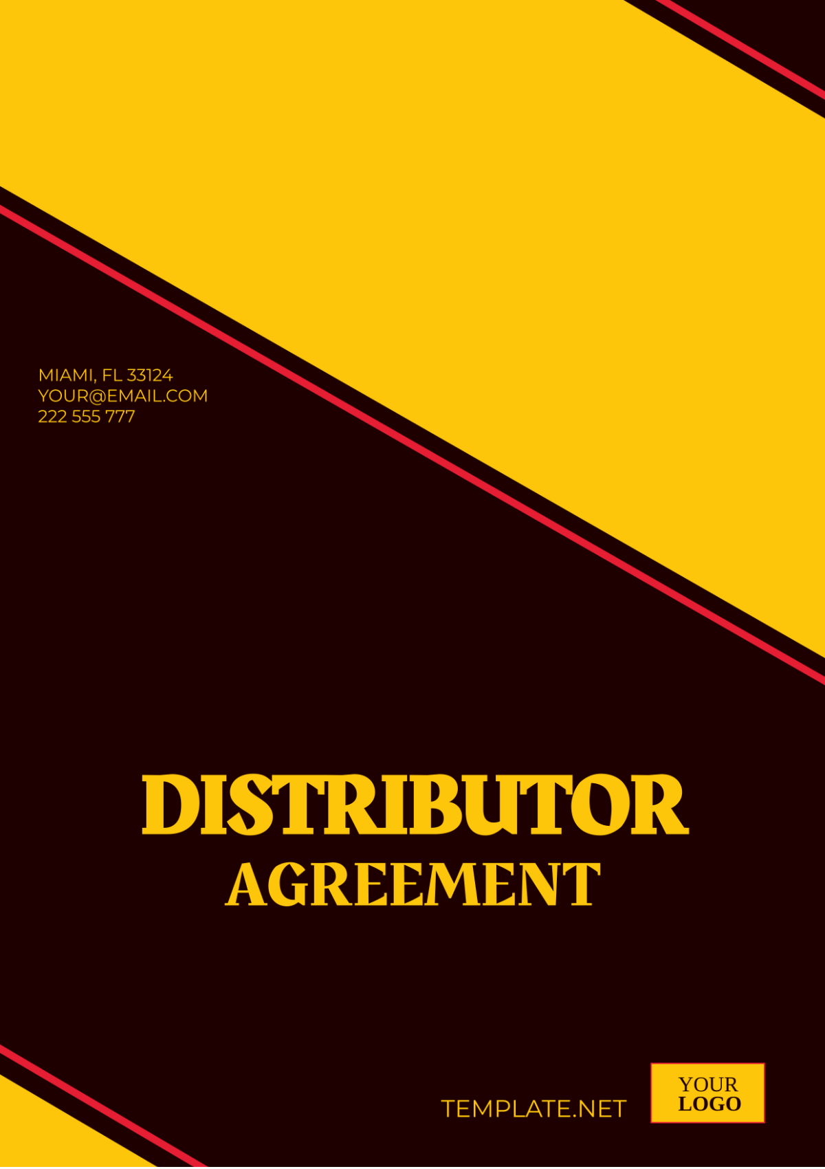 Distributor Agreement Template