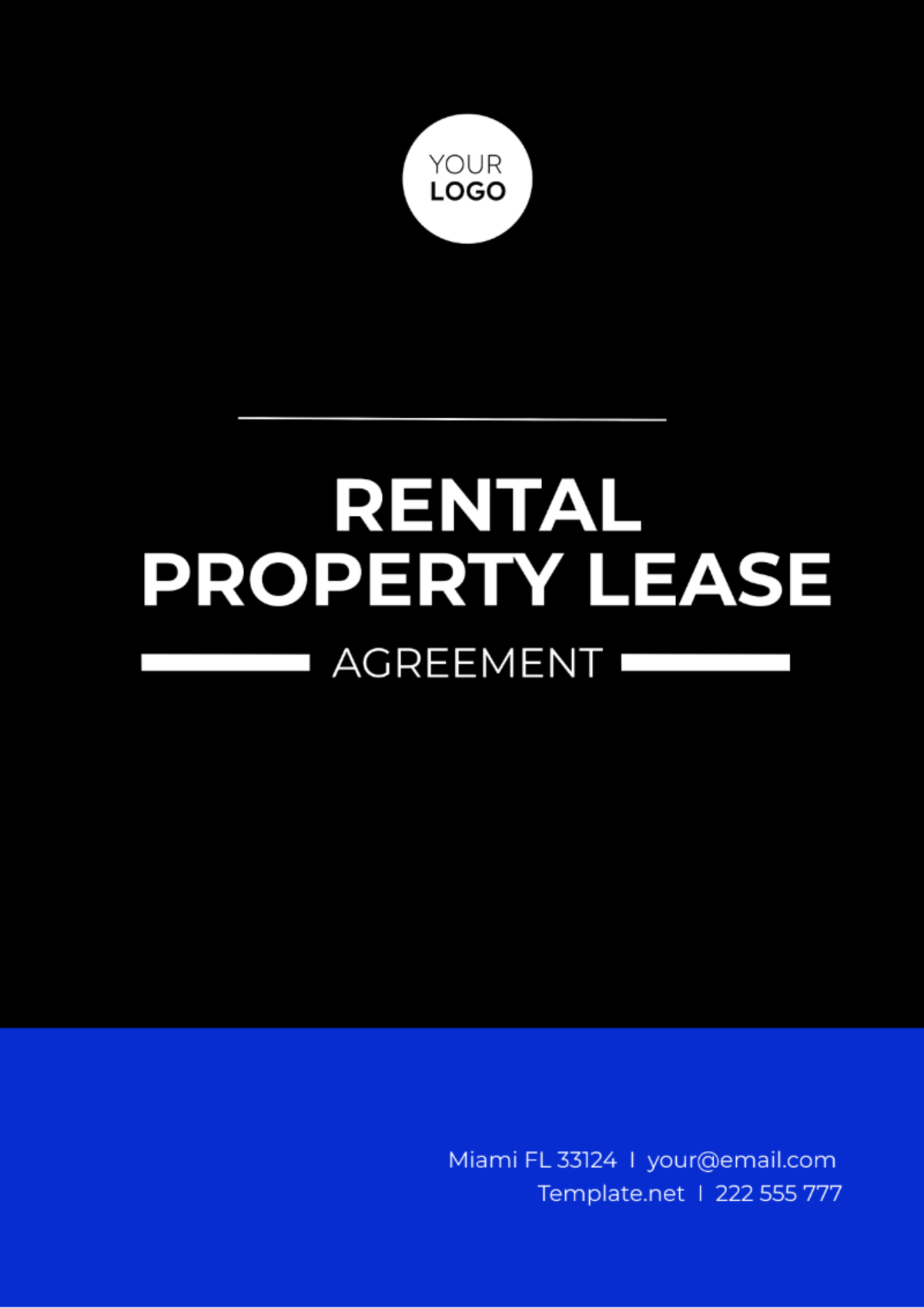 Free Rental Property Lease Agreement Template Edit Online & Download