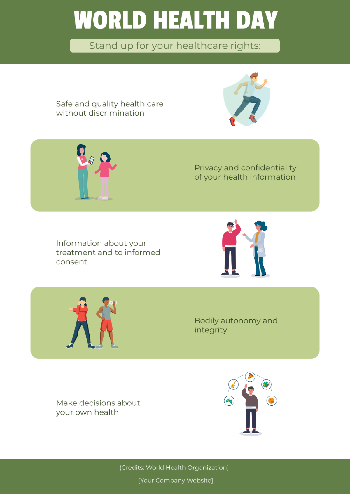 Free World Health Day Information Template