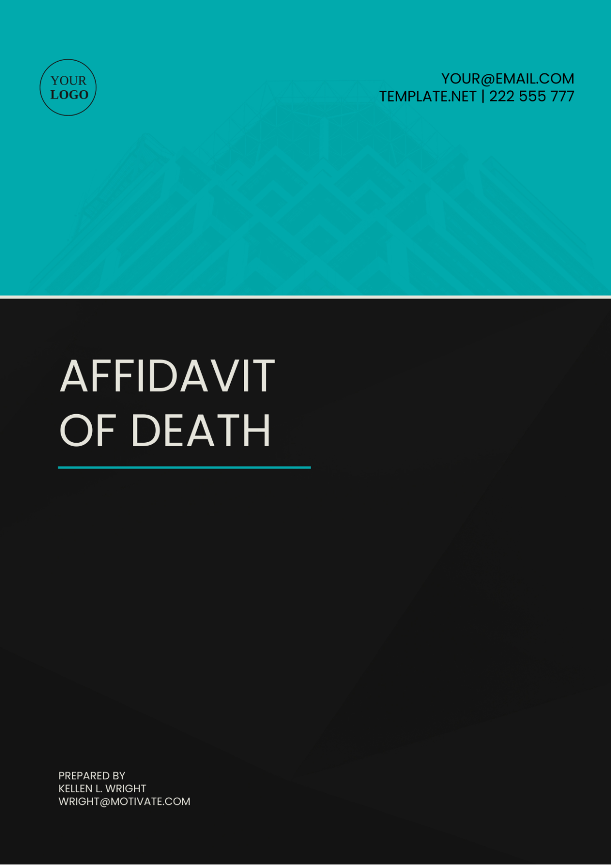 North Carolina Affidavit of Death Template - Edit Online & Download