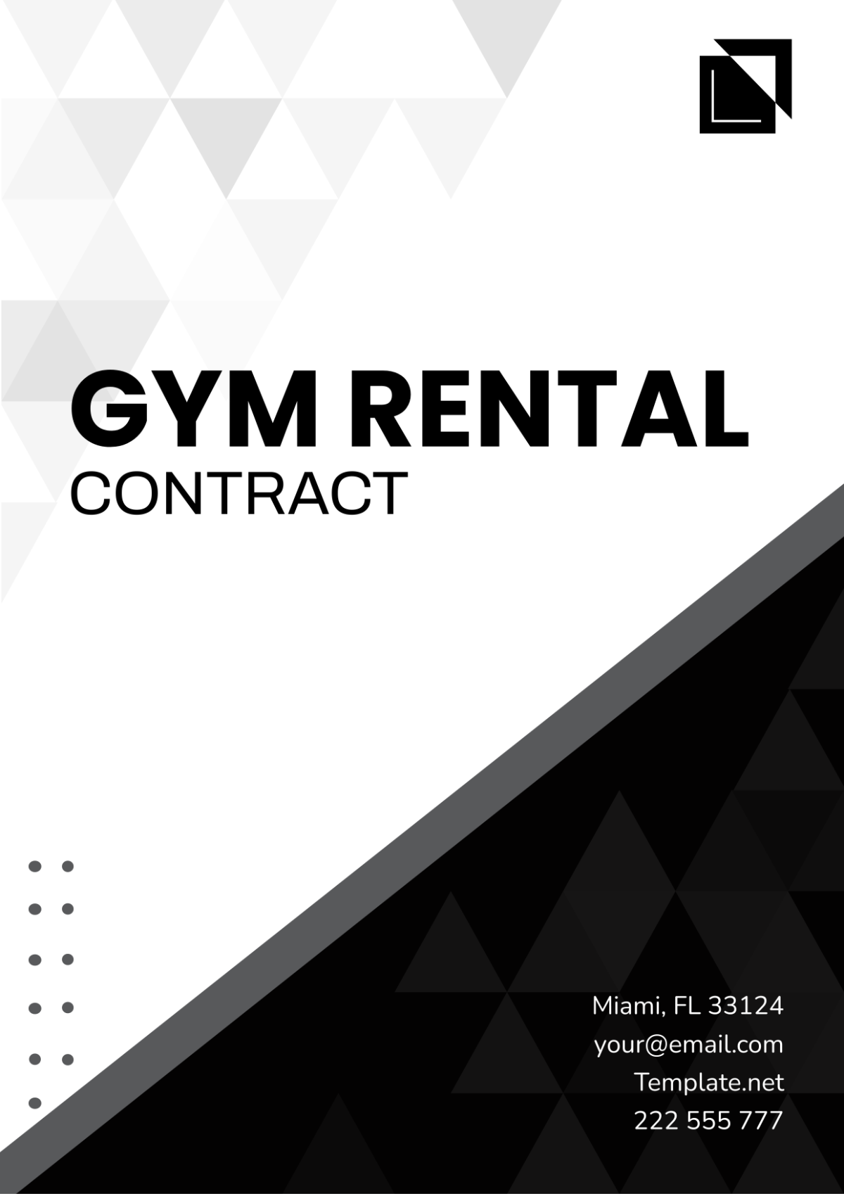 Gym Rental Contract Template - Edit Online & Download