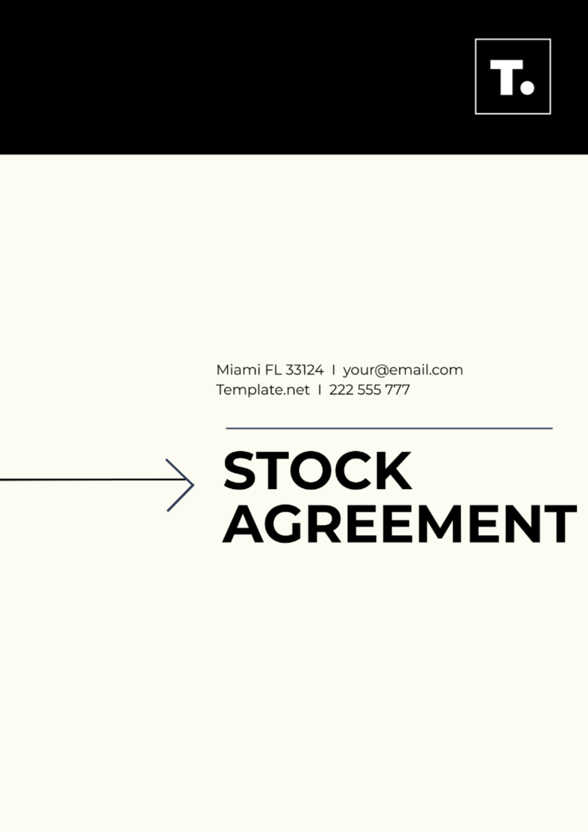 Stock Agreement Template - Edit Online & Download