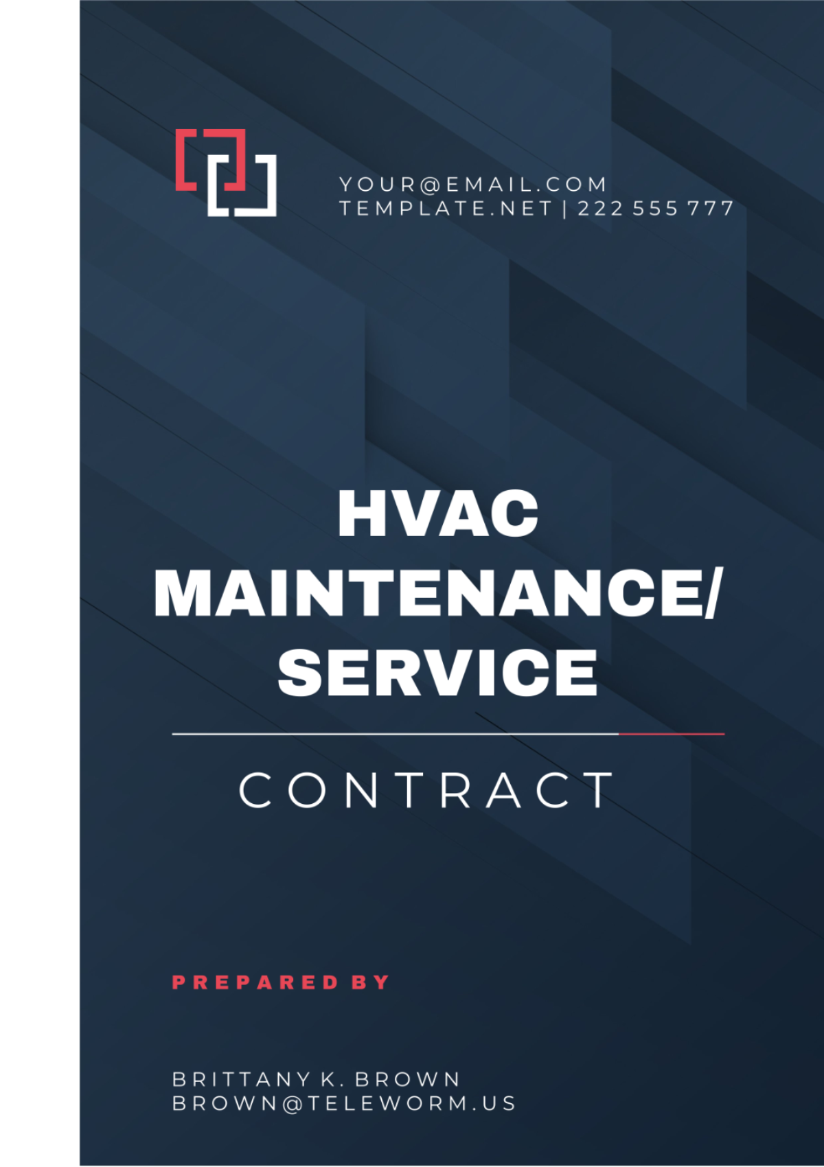 Hvac Maintenance/ Service Contract Template - Edit Online & Download