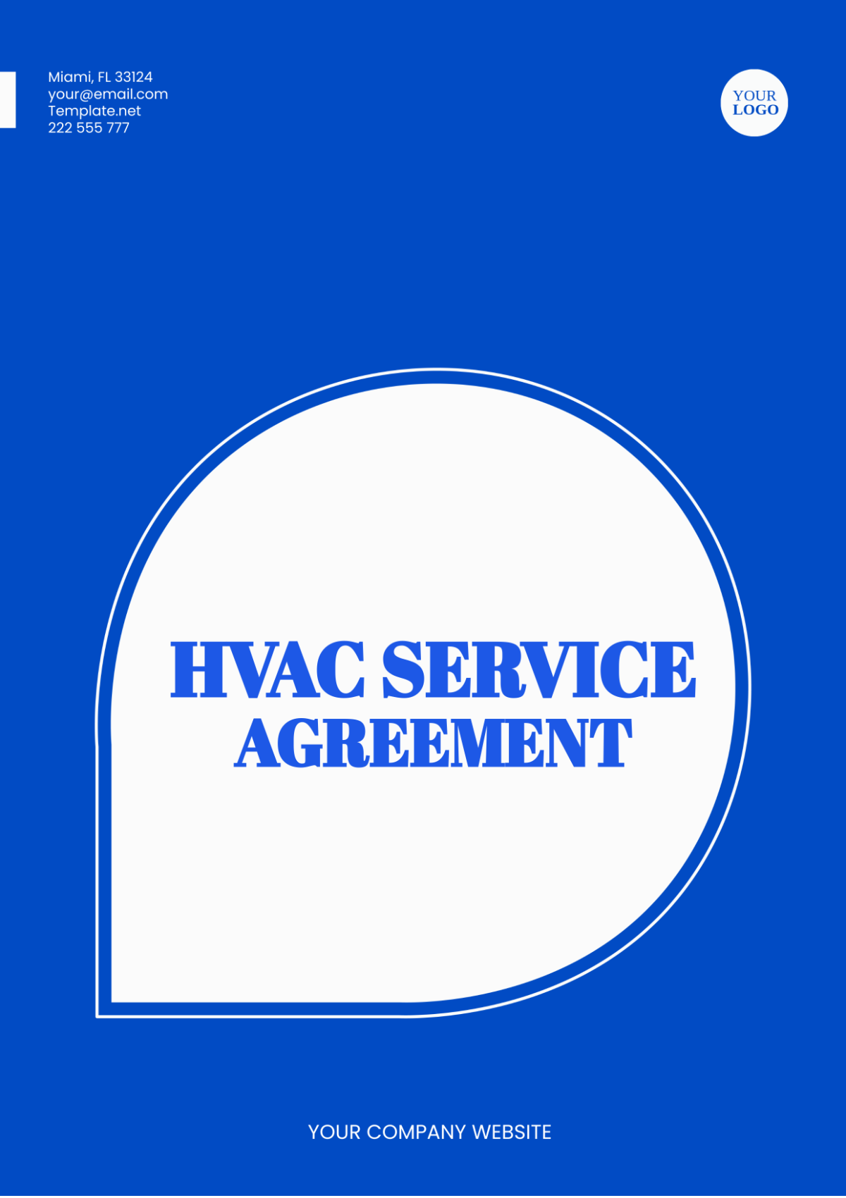 Hvac Service Agreement Template - Edit Online & Download