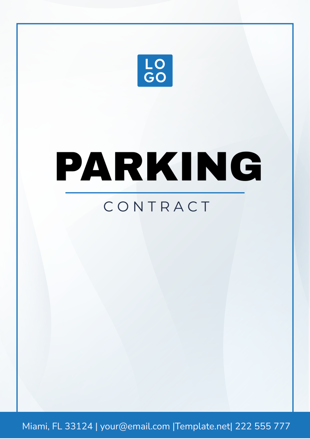 Free Parking Contract Template - Edit Online & Download | Template.net