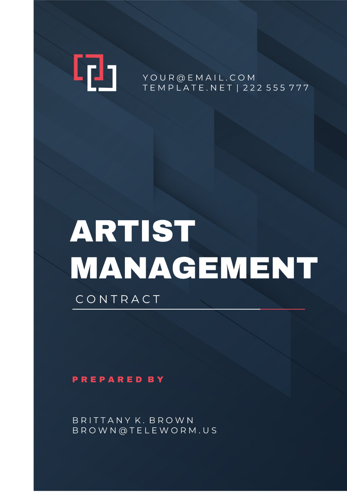 Artist Management Contract Template - Edit Online & Download