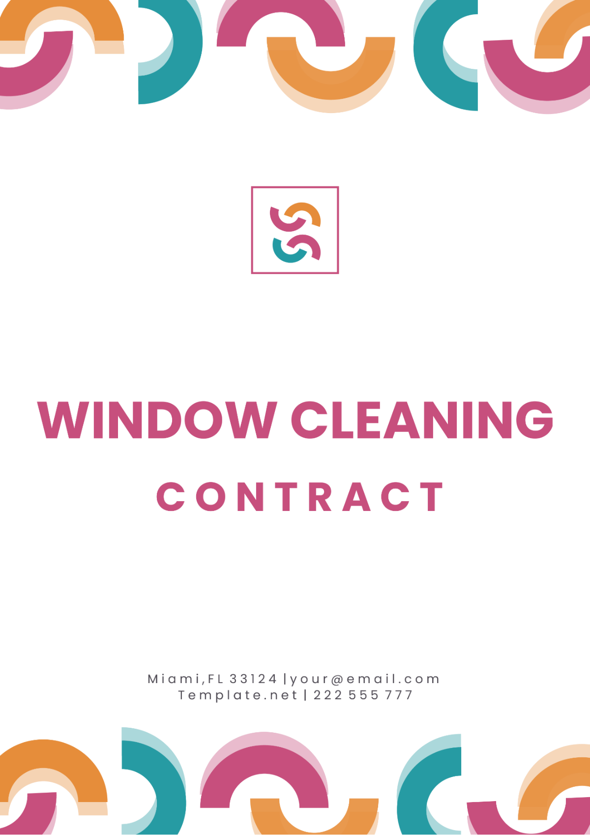 Window Cleaning Contract Template - Edit Online & Download