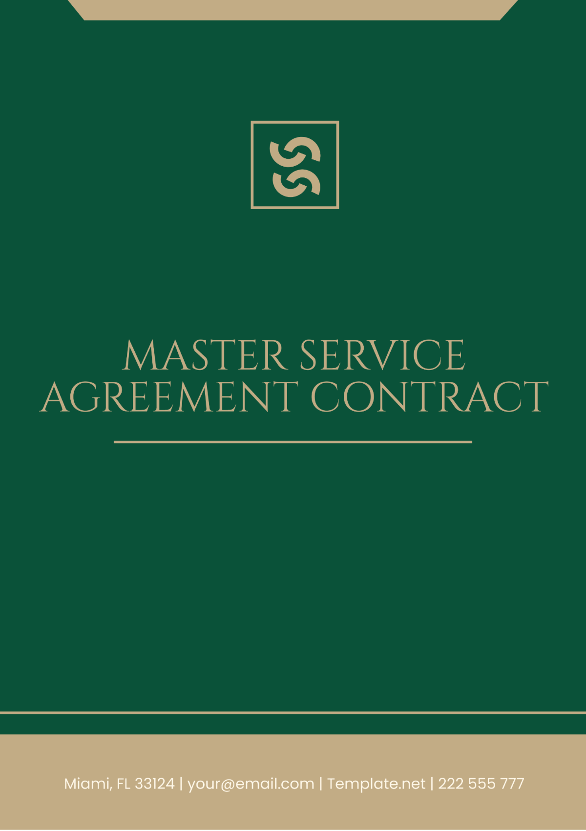 Master Service Agreement Contract Template - Edit Online & Download