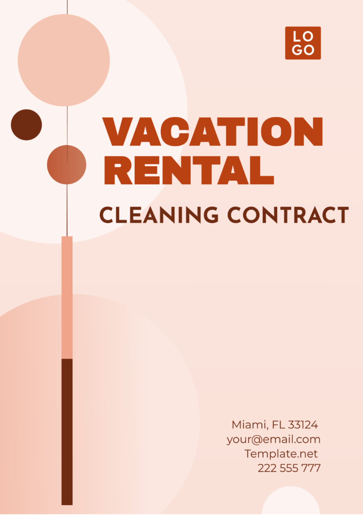 Vacation Rental Cleaning Contract Template - Edit Online & Download