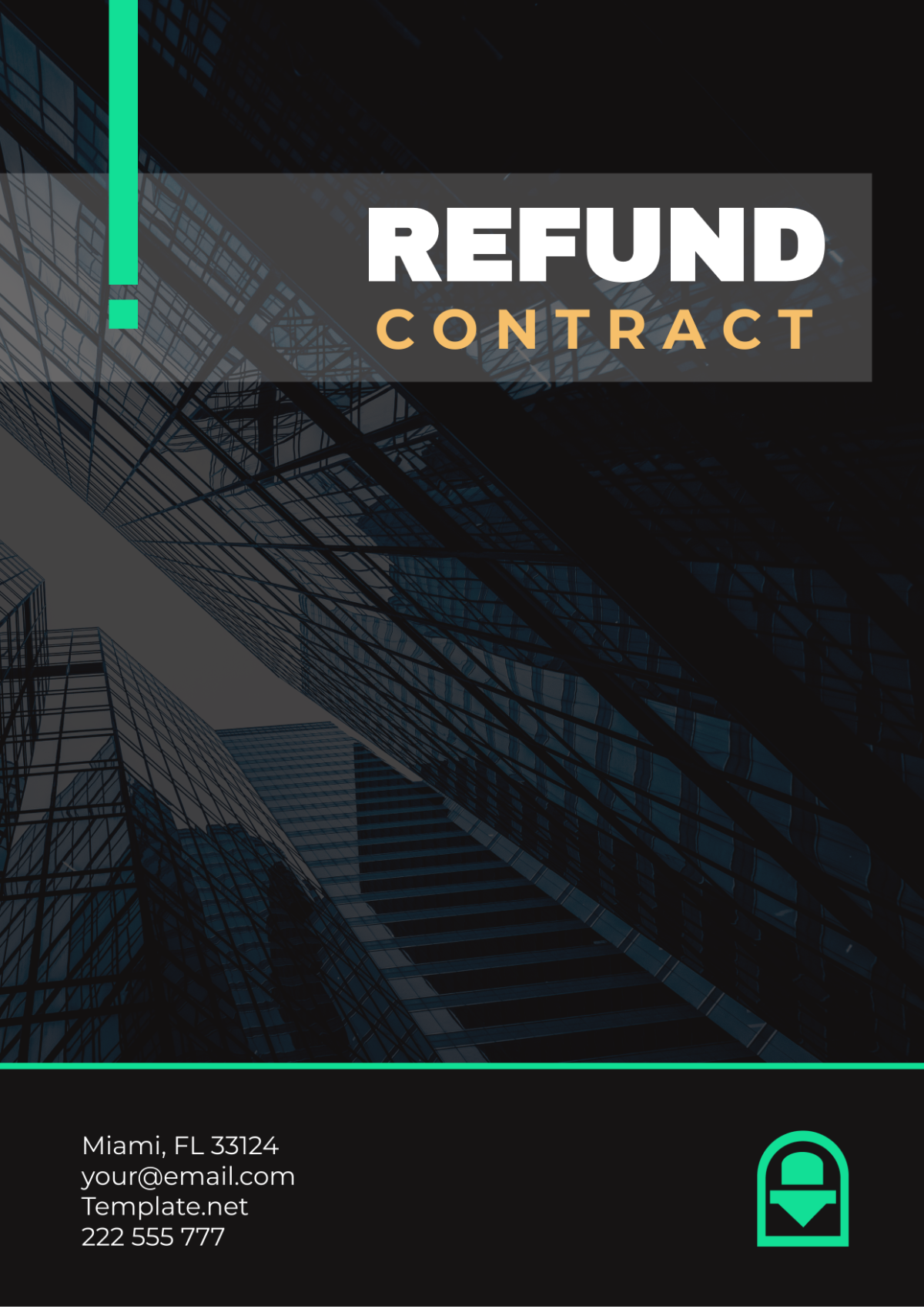 Refund Contract Template - Edit Online & Download