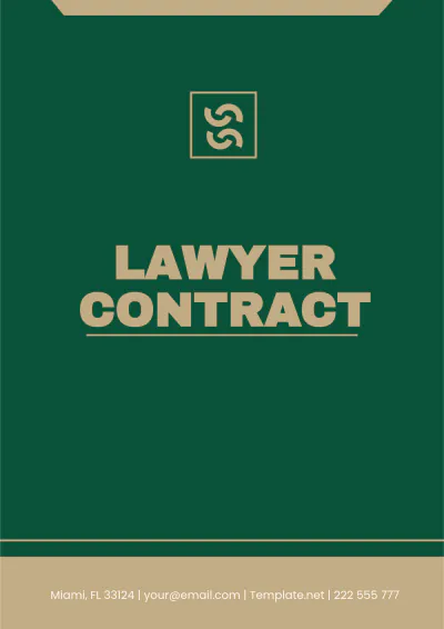 Free Lawyer Contract Template to Edit Online