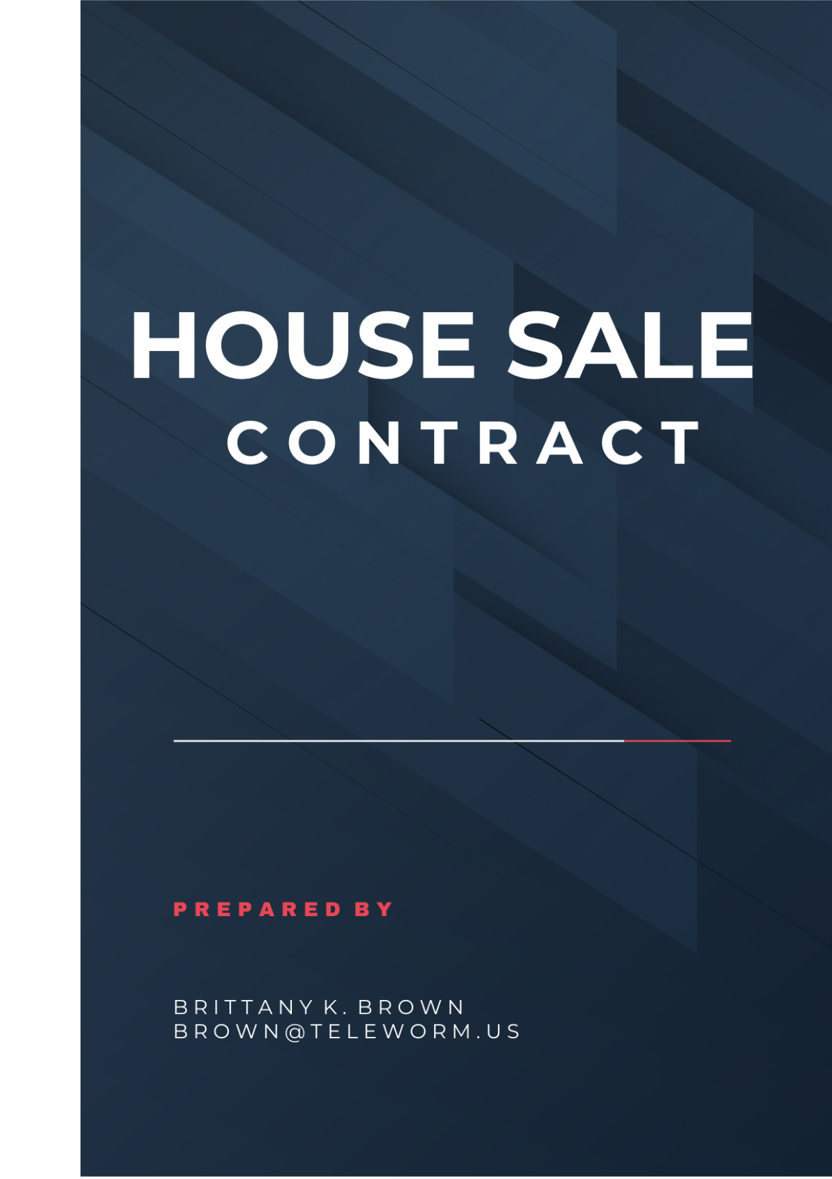 House Sale Contract Template - Edit Online & Download