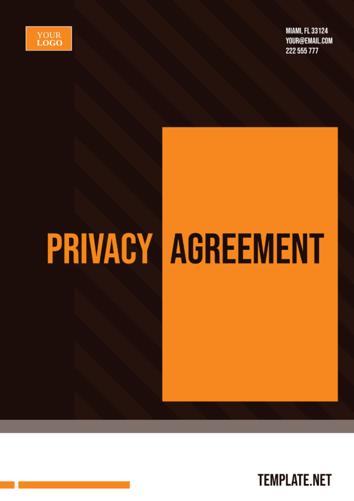 Privacy Agreement Template