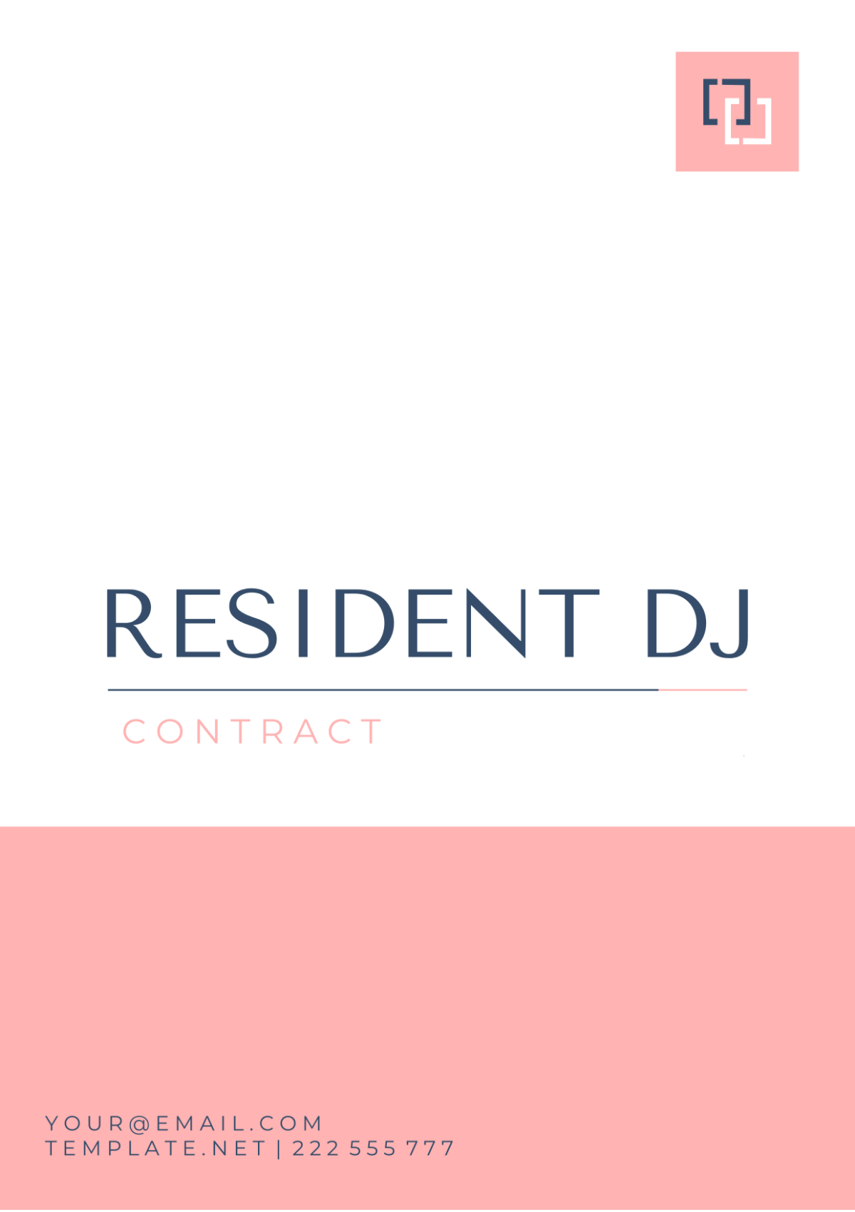 Resident Dj Contract Template - Edit Online & Download